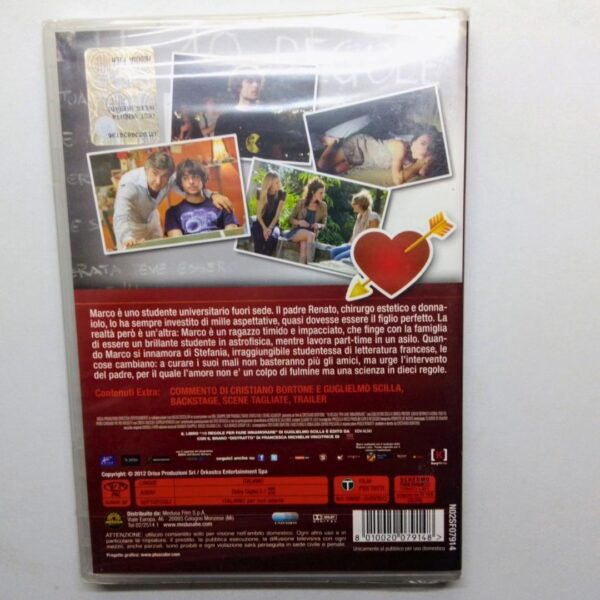 Dvd 10 regole per fare innamorare nuovo 2011 copertina retro