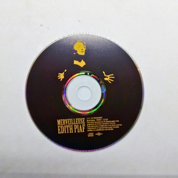 CD Edith Piaf Merveilleuse 2003 disco
