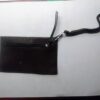 Pochette pelle marrone vintage unisex laccio polso