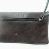 Pochette pelle marrone vintage unisex retro