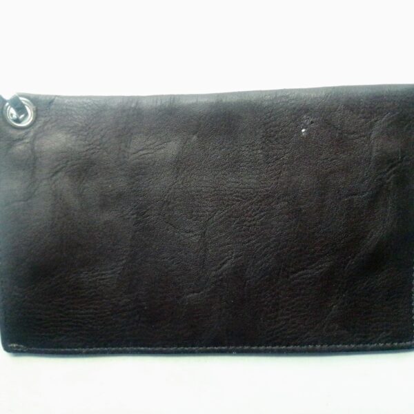 Pochette pelle marrone vintage unisex zoom