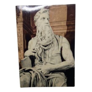 Cartolina postale cardpost roma il mosè michelangelo anni'70 fronte
