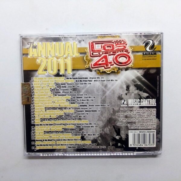 Cd the annual 2011 los 40 cuarenta compilation usato retro