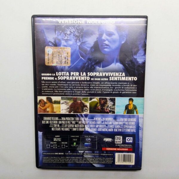 Dvd isola dei sopravvissuti film horror copertina retro