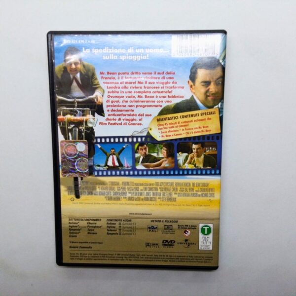 Mr bean's Holiday dvd film completo 2007 copertina retro
