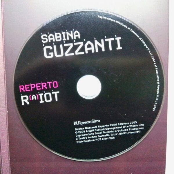 Sabina guzzanti reperto raiot dvd disco