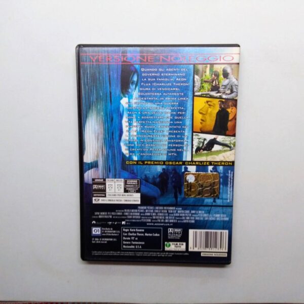 Aeon flux il futuro ha inizio 2005 dvd completo ita copertina retro