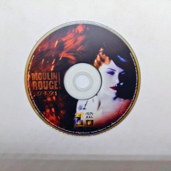Dvd moulin rouge il musical 2001 copertina disco