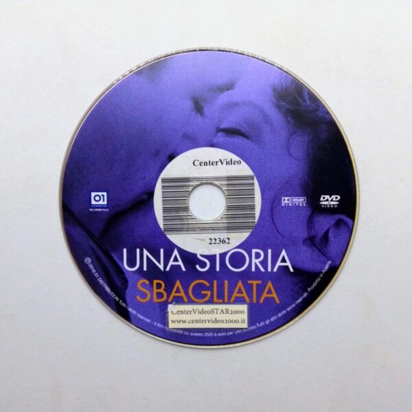 Dvd una storia sbagliata film 2015 disco