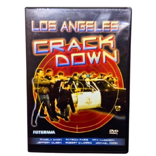 Dvd los angeles crack down film 1987 copertina fronte