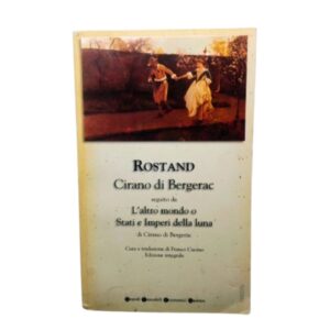 Libro Cirano de Bergerac romanzo di Edmond Rostad wdizione Newton 2002 copertina frontale