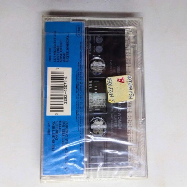 Musicassetta men and woman simply red 1987 nuova retro