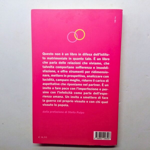 Come sopravvivere a un matrimonio imperfetto e essere felici copertina retro