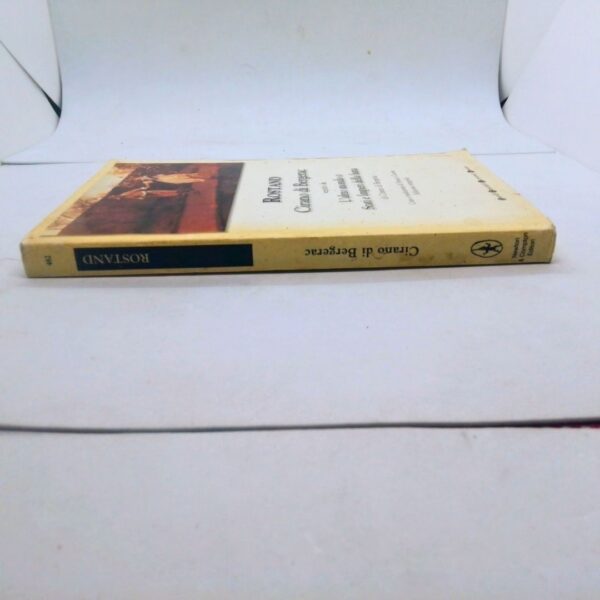 Libro Cirano de Bergerac romanzo di Edmond Rostad wdizione Newton 2002 lato sinistro ( costa)