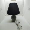 Lampada da tavolo scrivania abat jour ikea grigia luce calda retro