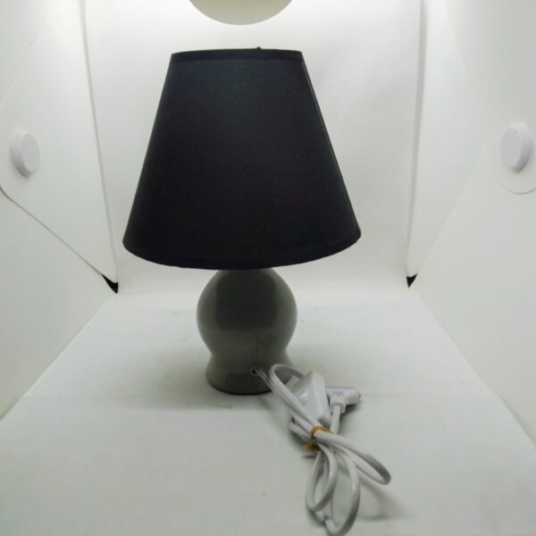 Lampada da tavolo scrivania abat jour ikea grigia luce calda retro