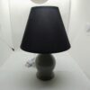 Lampada da tavolo scrivania abat jour ikea grigia luce calda retro