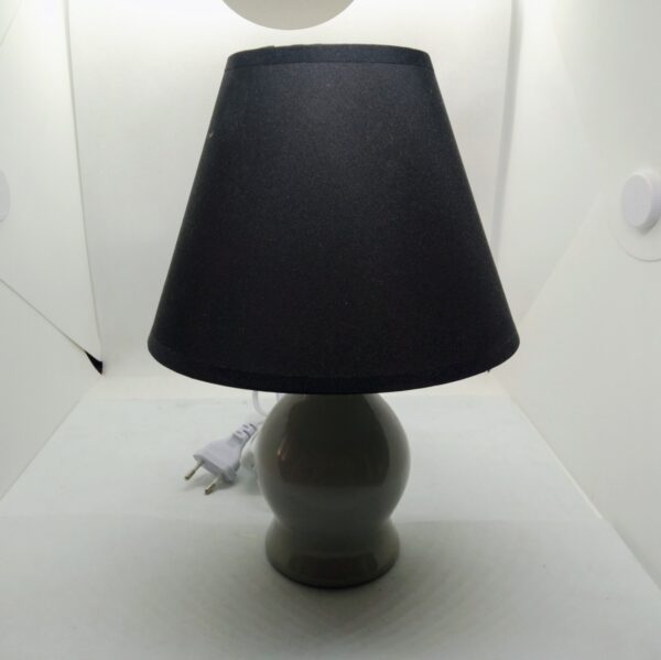 Lampada da tavolo scrivania abat jour ikea grigia luce calda retro