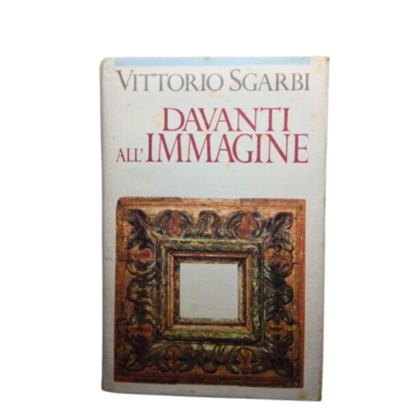 Libro davanti all immagine vittorio sgarbi 1989 copertina fronte