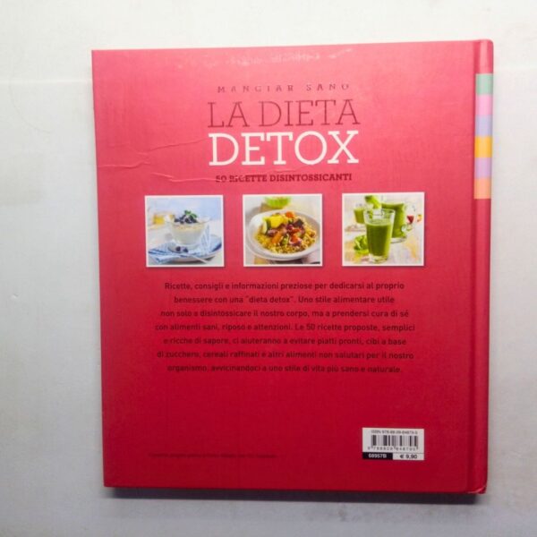 Libro la dieta dietox 50 ricette disintossicanti copertina retro