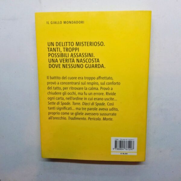 La ragazza dei tarocchi libro anna pavani romanzo 2005 mondadori copertina retro