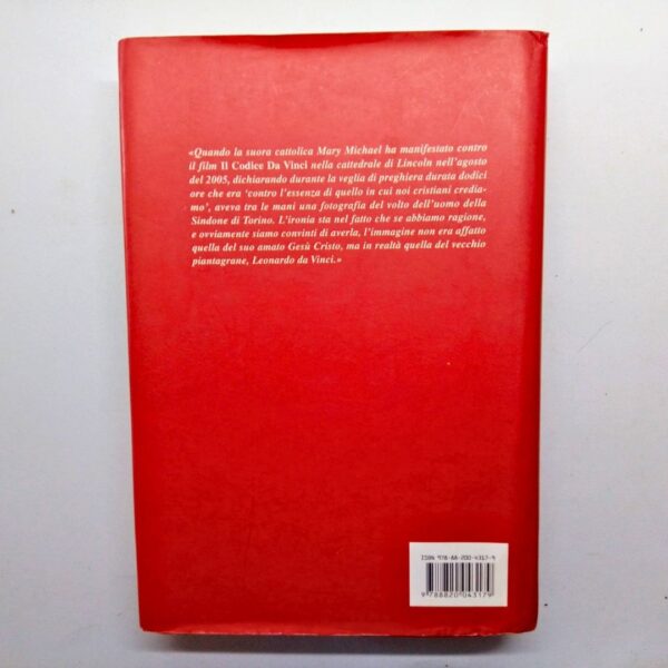 Libro la sindone da vinci copertina retro