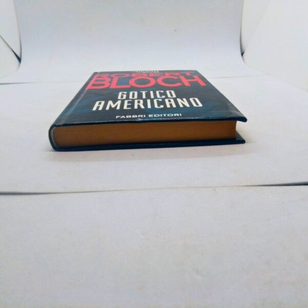 libro gotico americano romanzo di roberth bloch edito da Fabbri lato inferiore