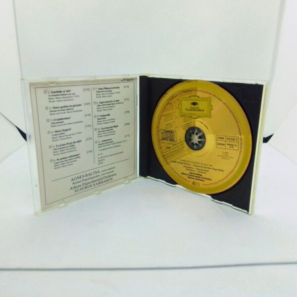 Cd songs my country tought me 1986 Agne Baltsa interno