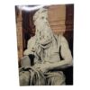 Cartolina Mose di Michelangelo edizioni Bellomi anni 70 fronte