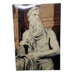 Cartolina Mose di Michelangelo edizioni Bellomi anni 70 fronte