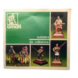 Catalogo vintage amati soldatini da collezione illustrato fronte