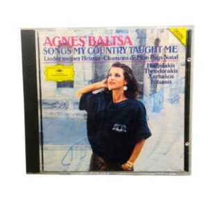 Cd songs my country tought me 1986 Agne Baltsa copertina fronte